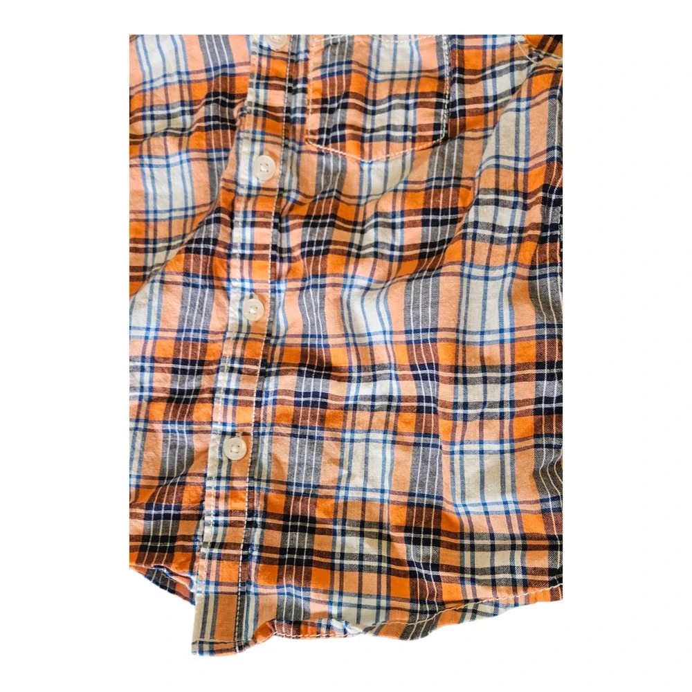 Carter's kids Size 24M Long Sleeve Button Up Plaid Shirt